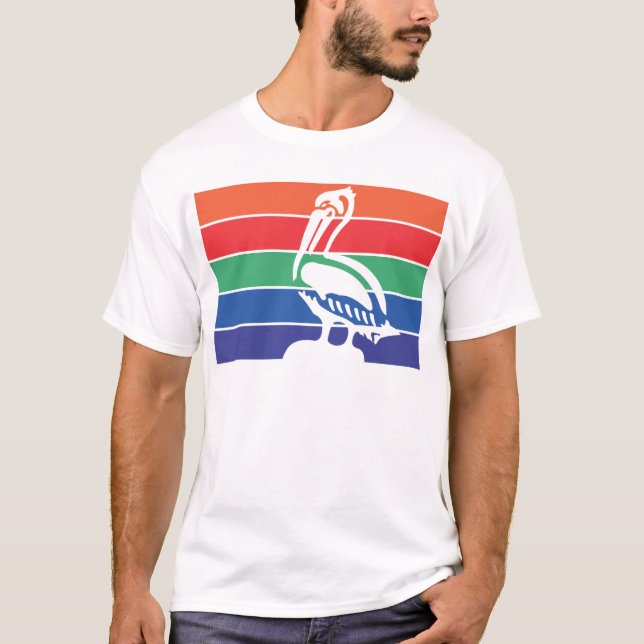 Stadtflagge von Sankt Petersburg T-Shirt (Vorderseite)