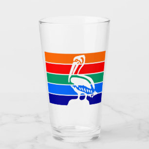 Stadtflagge von St. Petersburg (Florida) Glas