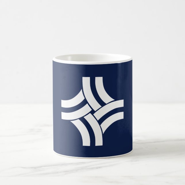 Stadtflagge von Thornton (Colorado) Kaffeetasse (Mittel)