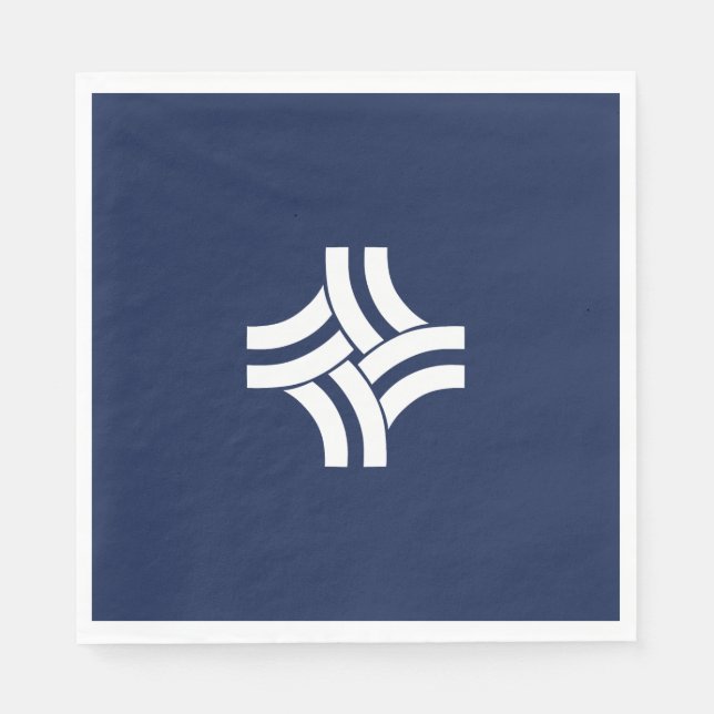 Stadtflagge von Thornton (Colorado) Serviette (Vorderseite)