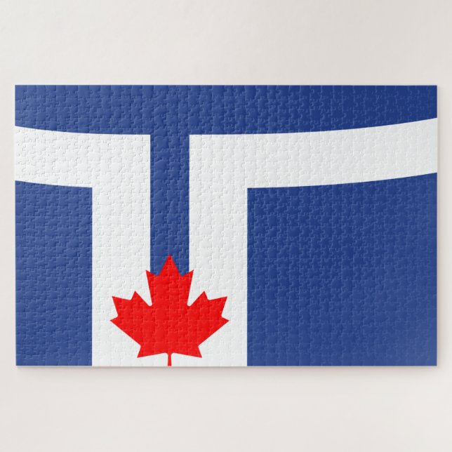 Stadtflagge von Toronto (Kanada) (Horizontal)