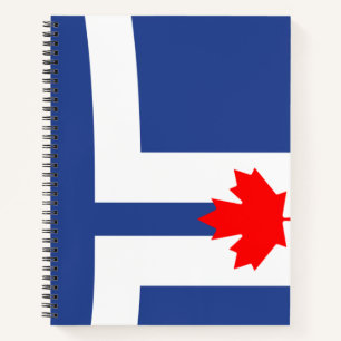 Stadtflagge von Toronto (Kanada) Notizbuch