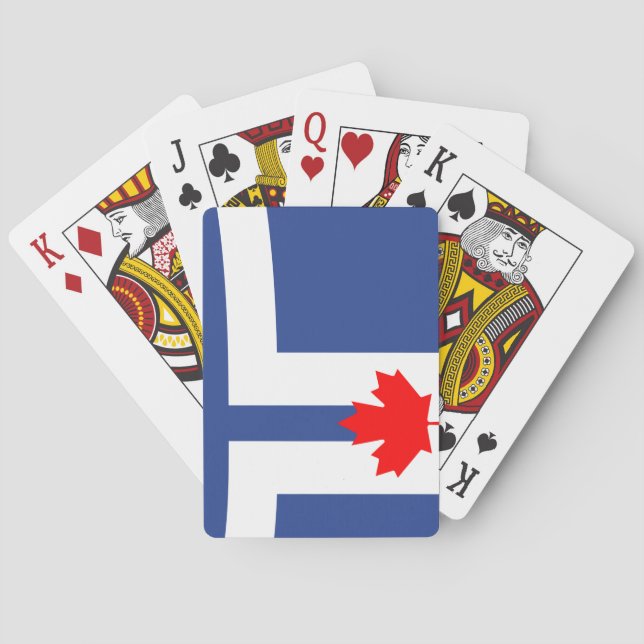 Stadtflagge von Toronto (Kanada) Spielkarten (Rückseite)