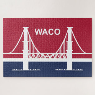 Stadtflagge von Waco (Texas, USA)