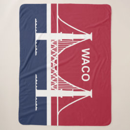 Stadtflagge von Waco (Texas, USA) Sherpadecke