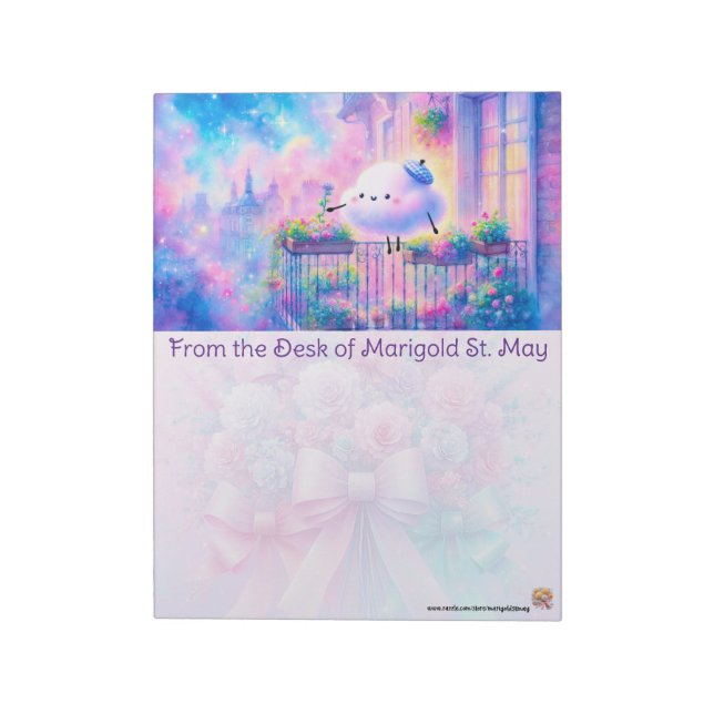 Stadtgarten-Cloud-Notizblock Notizblock (Rotiert)