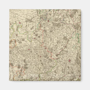 Stadtgebiete Frankreichs Magnet