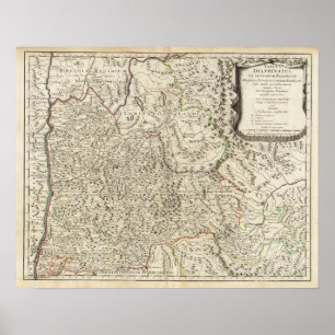 Stadtgebiete von Frankreich 3 Poster