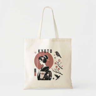 Stadtgestaltung von Kyoto-Japan Tragetasche