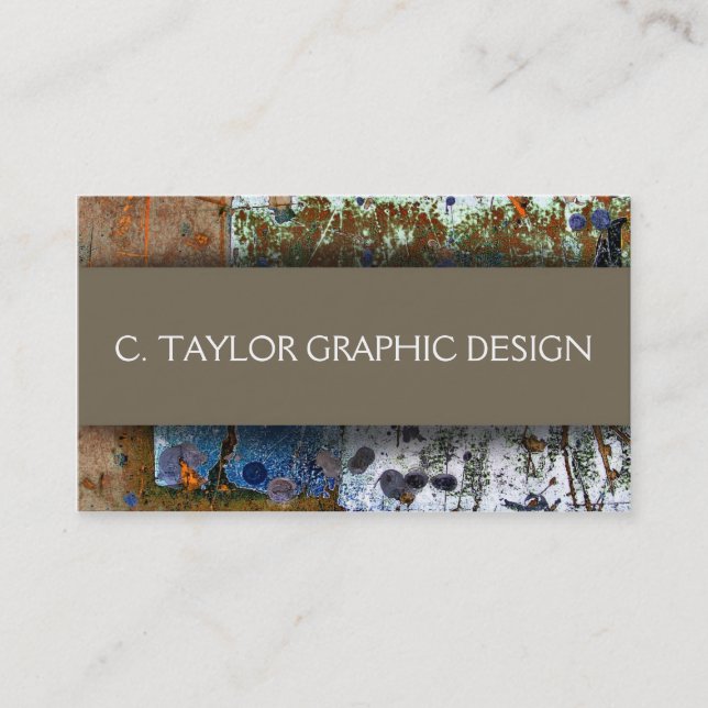 "Städtische abstrakte" 3 Visitenkarte (Vorderseite)