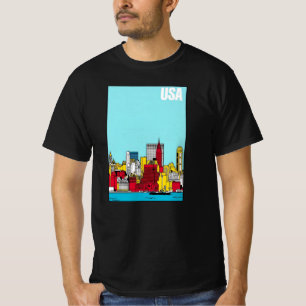 Städtische Architektur Metropole Reise T-Shirt