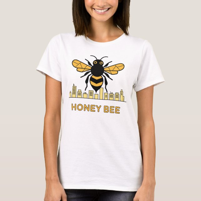 Städtische Bienenwanderung - Beekeeper-Streetwear T-Shirt (Vorderseite)