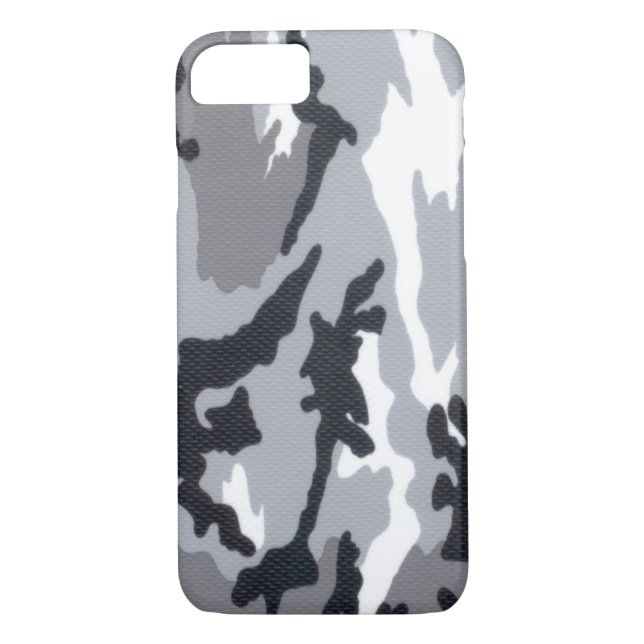 Städtische Camouflage graues iPhone 7 Case-Mate iPhone Hülle (Rückseite)