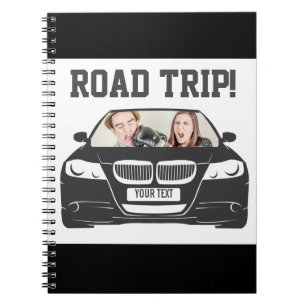 Städtische Foto-Reise mit dem Funny Custom Car Notizblock