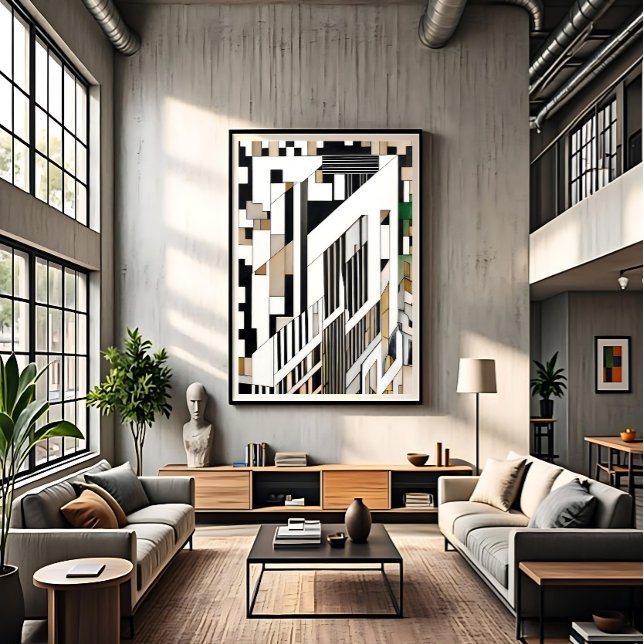 Städtische Fragmente Leinwanddruck (Von Creator hochgeladen)