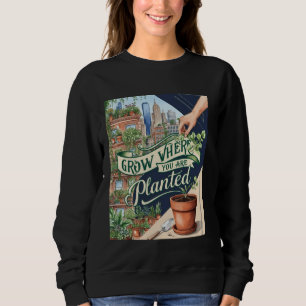 Städtische Gartenarbeit Lover 2013 wachsen dort, w Sweatshirt