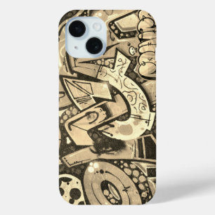 Städtische Graffiti-Kunst Beige Case-Mate iPhone Hülle