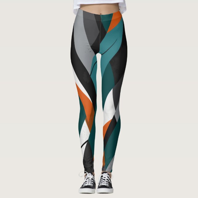 Städtische Graffiti-Kunst Leggings (Vorderseite)