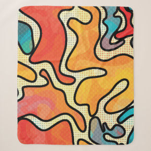 Städtische Graffiti: Nahtlose Kunsttextur. Sherpadecke