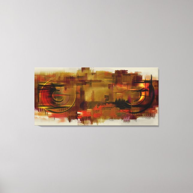 Städtische Halluzinationen an meiner Wand Leinwanddruck (Vorderseite)