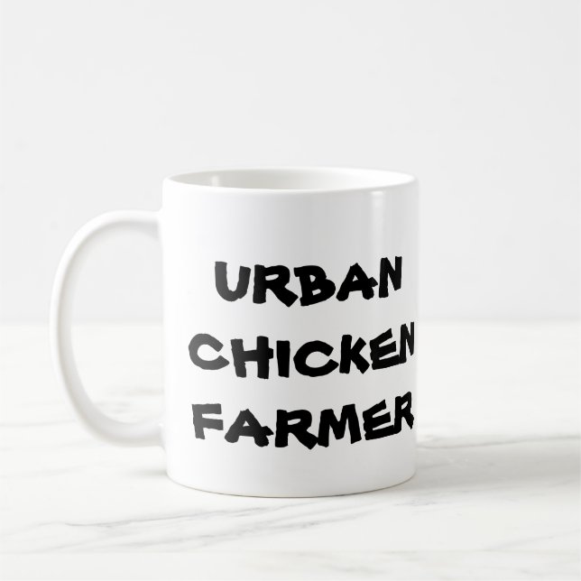 Städtische Huhn-Bauers-Kaffee-Tasse Kaffeetasse (Links)
