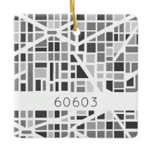 Städtische Karte Zip Code Architektonisches Design