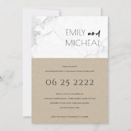 STÄDTISCHE KRAFT MARBLE ENGAGEMENT PARTEI DANKESKARTE