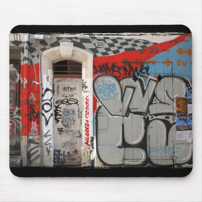 Städtische Kunst Graffitis Mousepad (Vorne)