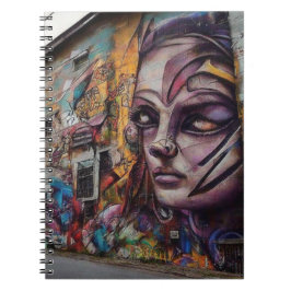 Städtische Kunst im Stich gelassen Gebäude Notizblock