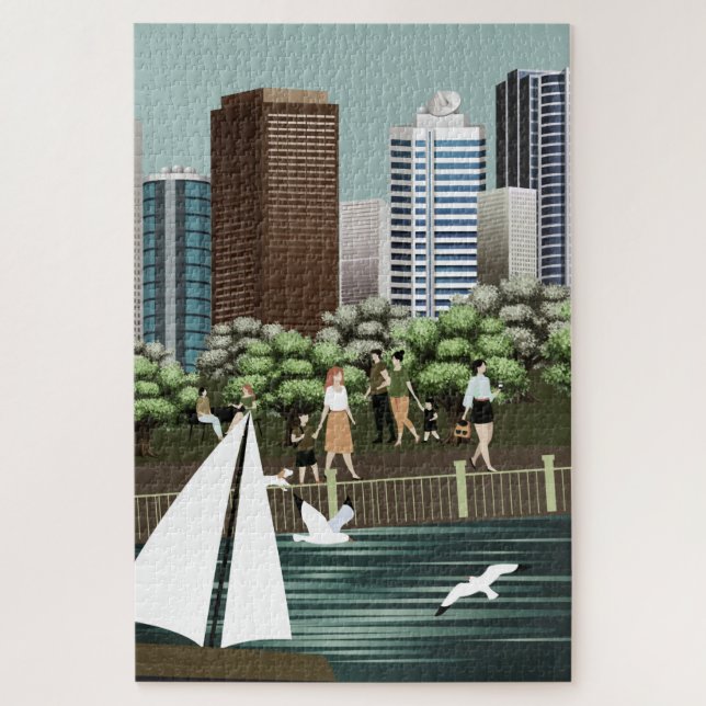 Städtische Landschaft (Vertikal)