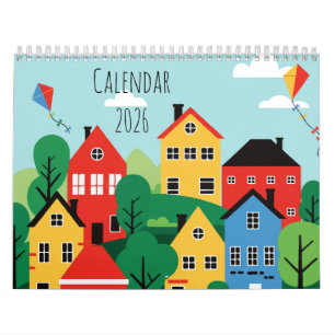 Städtische Landschaft Kalender