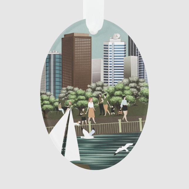 Städtische Landschaft Ornament (Vorderseite)