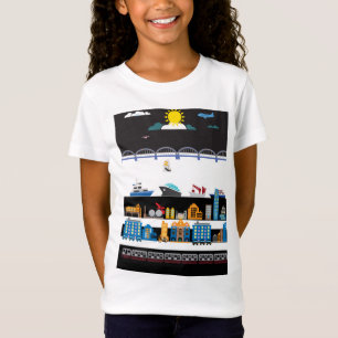 Städtische Landschaft T-Shirt