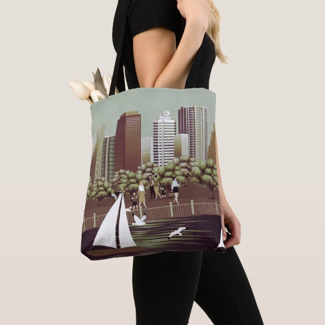 Städtische Landschaft Totasche Tasche (Von Nahem)