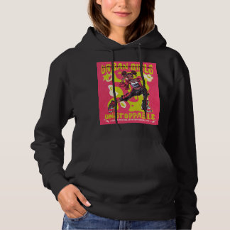 STÄDTISCHE MODE SCHWARZE FRAU HOODIE