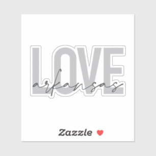 Städtische, moderne, einfache, coole Design Liebe Aufkleber