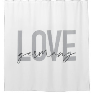 Städtische, moderne, einfache, coole Design-Liebe Duschvorhang