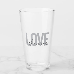 Städtische, moderne, einfache, coole Design Liebe Glas