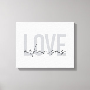 Städtische, moderne, einfache, coole Design Liebe  Leinwanddruck