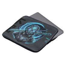 Städtische Ninja Cyberpunk Laptop Hüllen