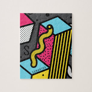 Städtische Pop-Art-Abstrakte Geometrische Cube-Mon