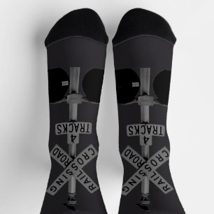 Städtische rustikale Stadtlandschaft wartende Kräh Socken