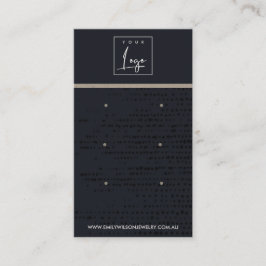 STÄDTISCHE SCHWARZE KRAFT DOTS 3 STUDIERENDE EARRI VISITENKARTE