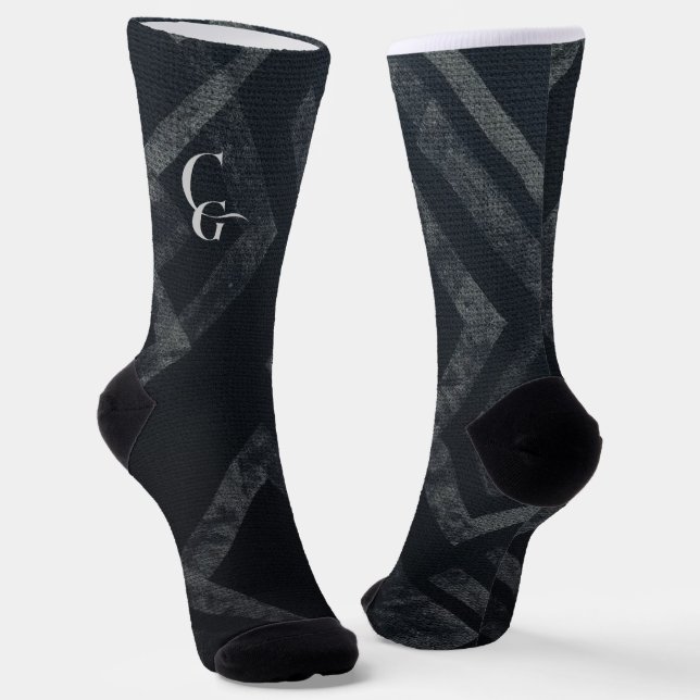 Städtische Seelenmuster Socken (Gewinkelt)