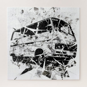 Städtische Straßenkunst Abstracte zerbrochene Vint