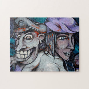 Städtische Straßenkunst Madrid.
