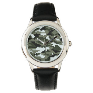 Städtische Tarnung/Camouflage mit 8 Armbanduhr
