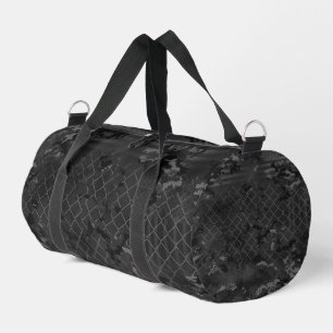 Städtische Tarnung dunkel und grau Duffle Bag