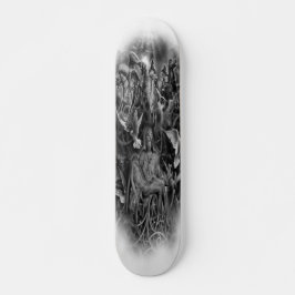 Städtische Untergrund-Apokalypse-Plattform Skateboard