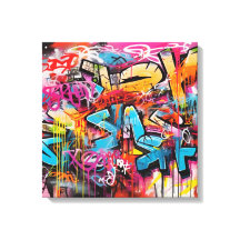 Städtischer Ausdruck: Graffiti Art Leinwand